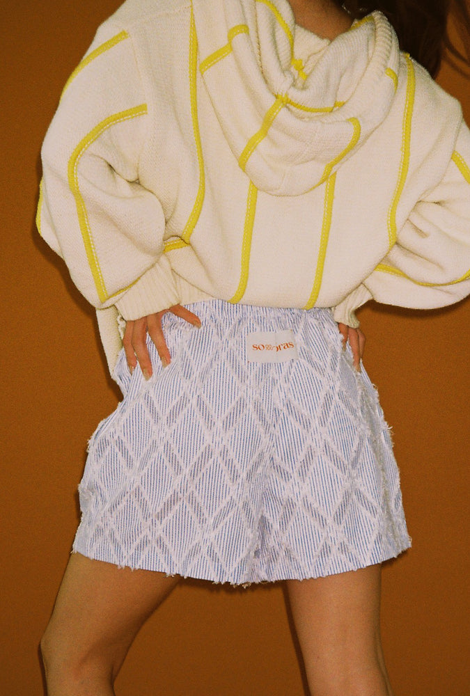 
            
                Load image into Gallery viewer, Jacquard Striped Shorts - Mykonos
            
        
