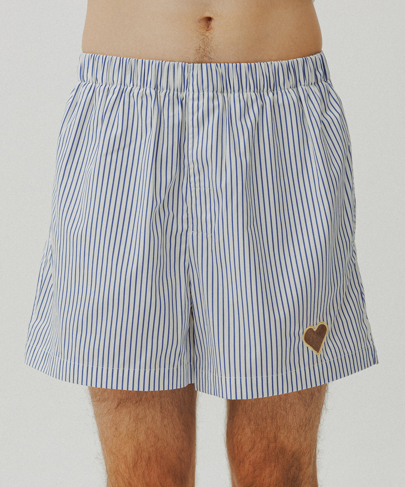 One Point Heart Lace Shorts - Greek Parasol