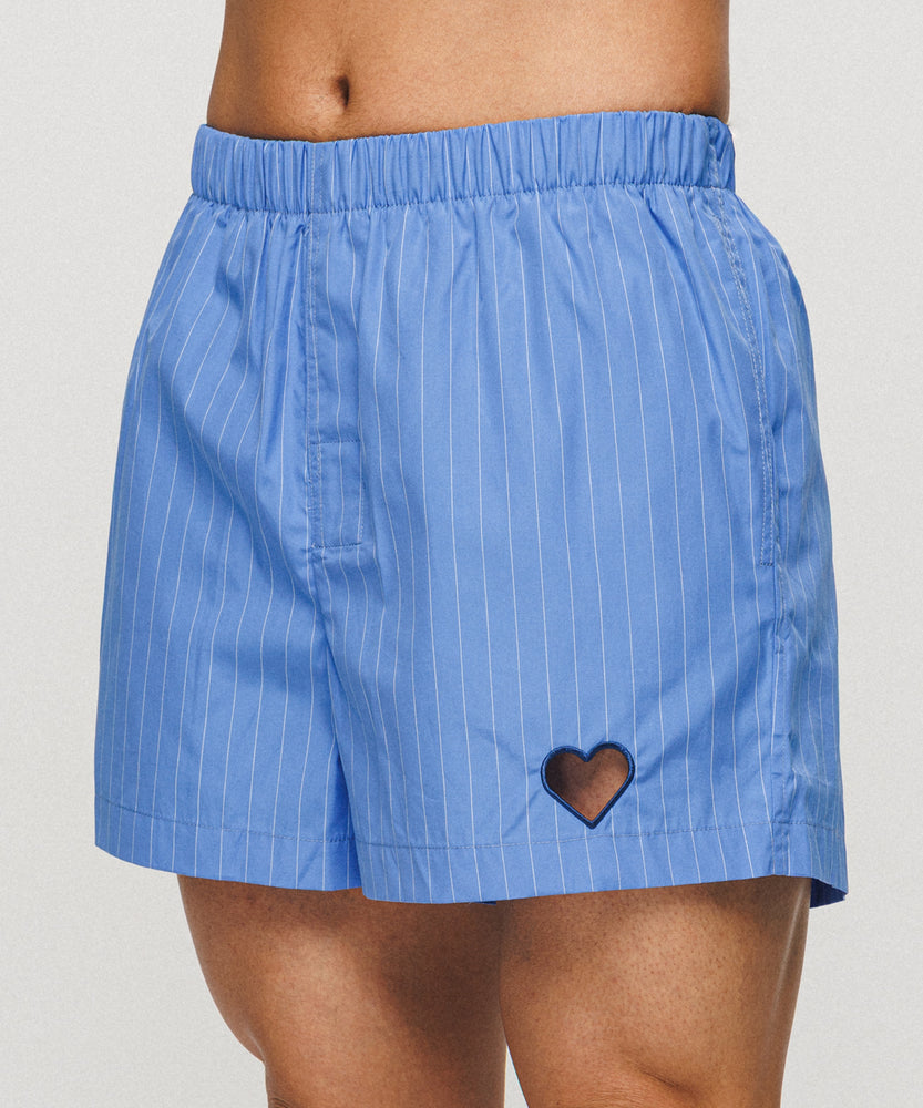 One Point Heart Lace Shorts - Costa Breeze