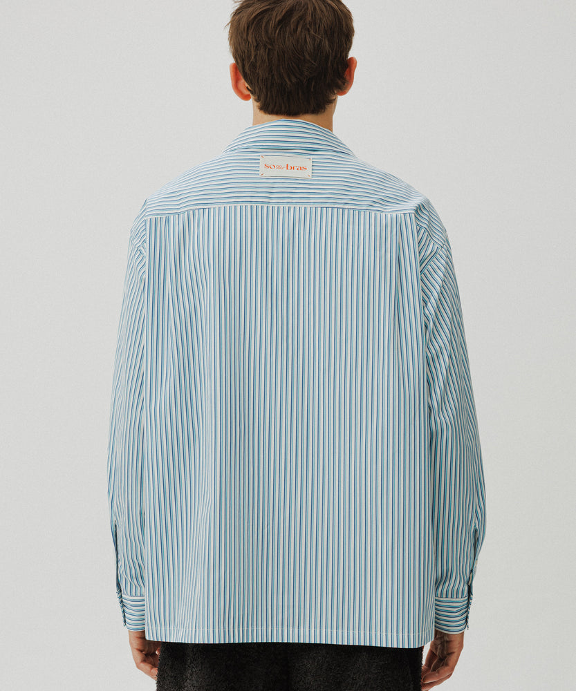 Cappadocia Sky Stripe Long Sleeve Shirt