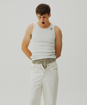 One Point Heart Lace Shorts - Sage