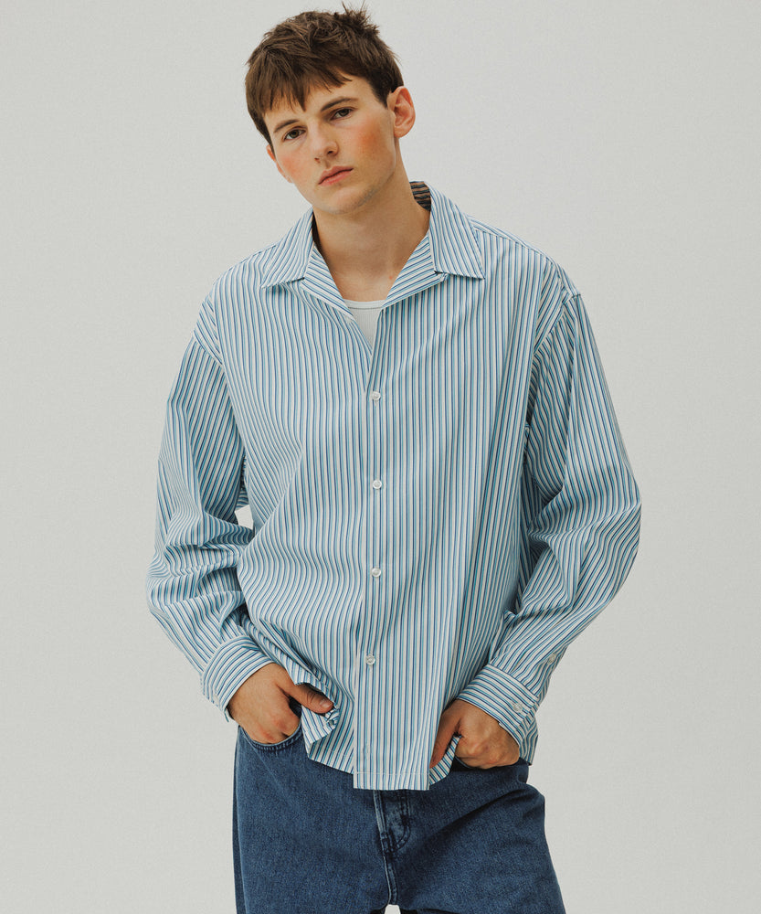 Cappadocia Sky Stripe Long Sleeve Shirt