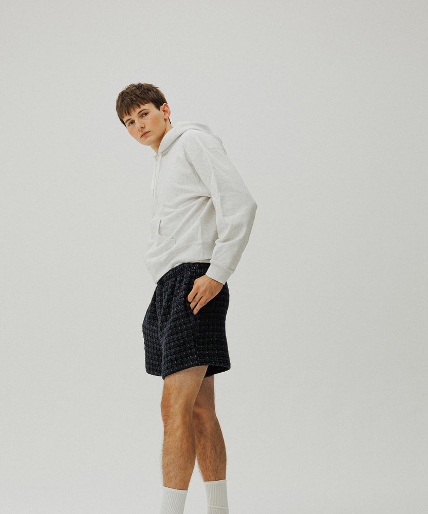 Glitter Tape Wool Tweeded Shorts | Palm Lagoon