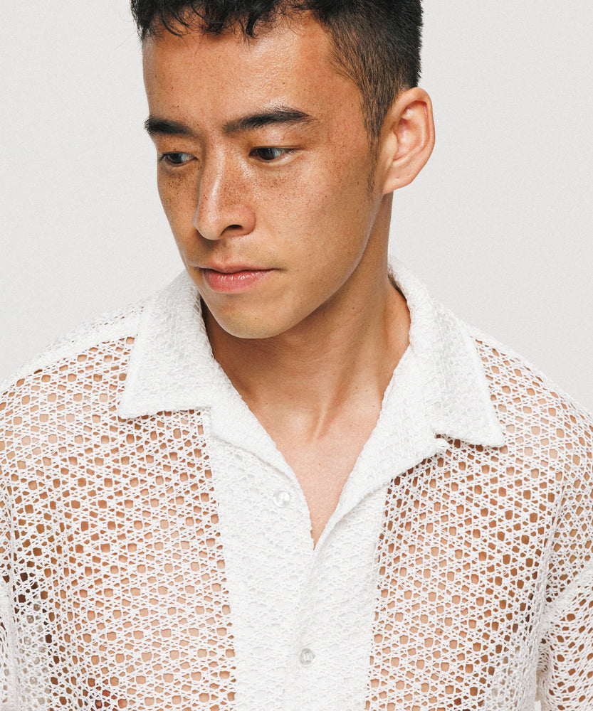 Summer White Lace Shirt