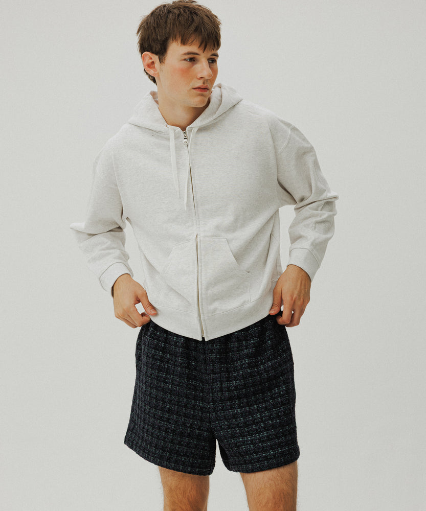 Glitter Tape Wool Tweeded Shorts | Palm Lagoon