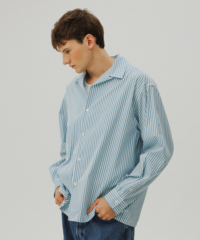 Cappadocia Sky Stripe Long Sleeve Shirt