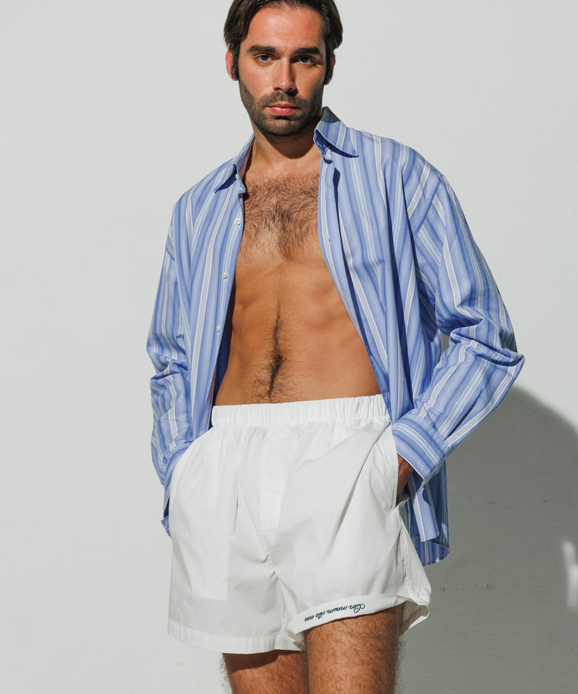 Cotton Boxer Shorts - Cor meum, vita mea