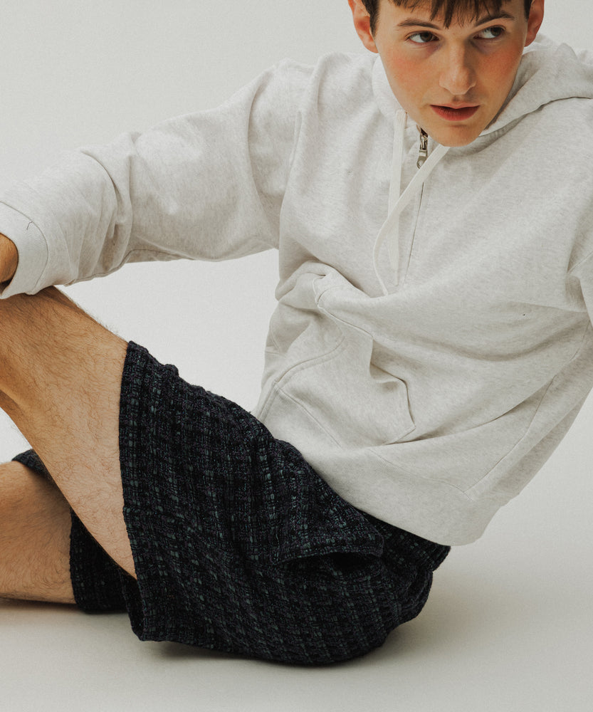 Glitter Tape Wool Tweeded Shorts | Palm Lagoon