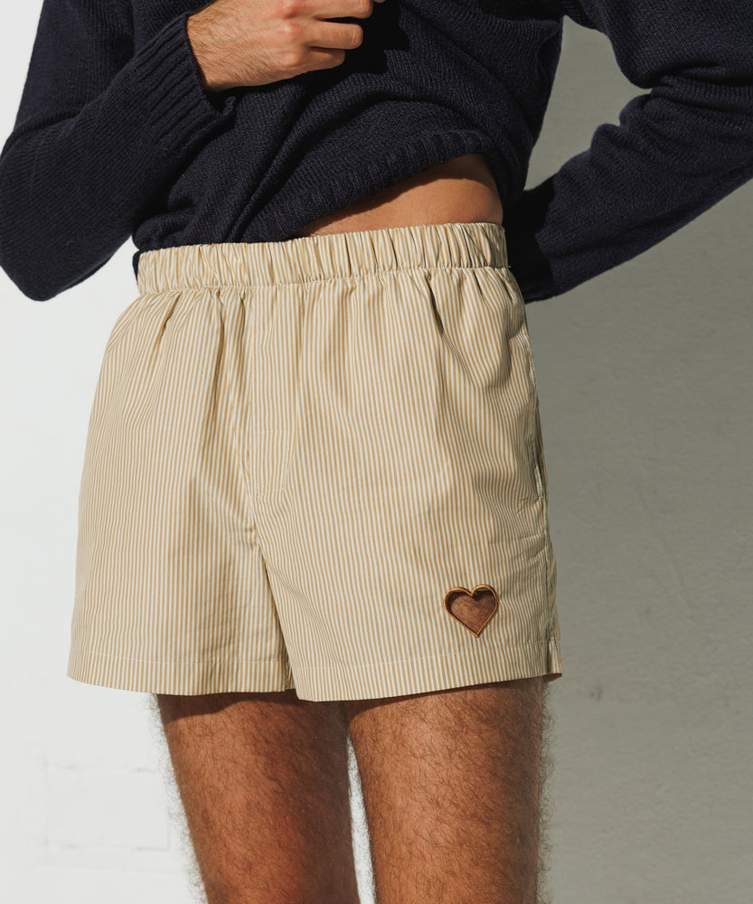 One Point Heart Lace Shorts - Lecce