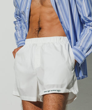 Cotton Boxer Shorts - Cor meum, vita mea