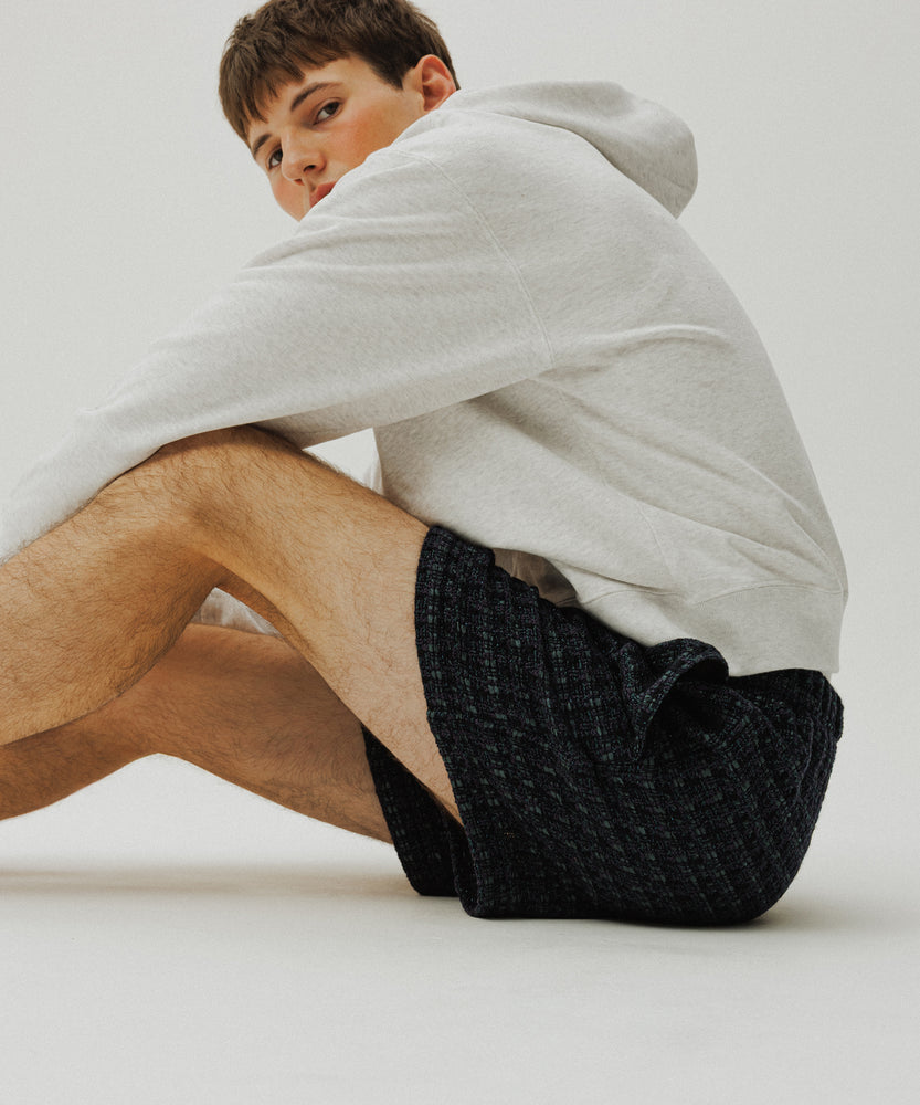 Glitter Tape Wool Tweeded Shorts | Palm Lagoon