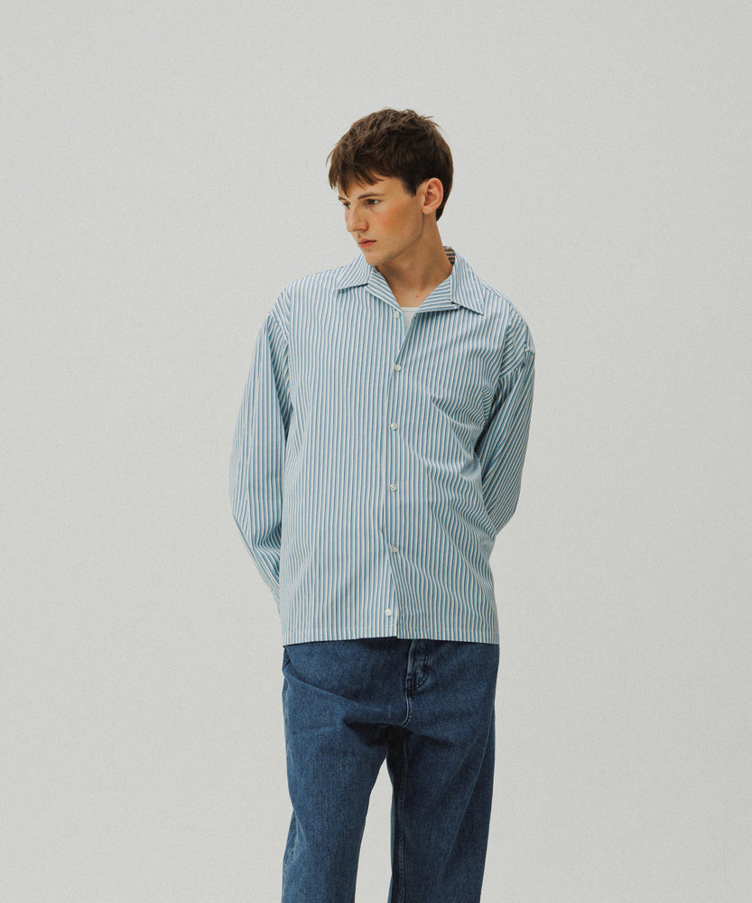 Cappadocia Sky Stripe Long Sleeve Shirt