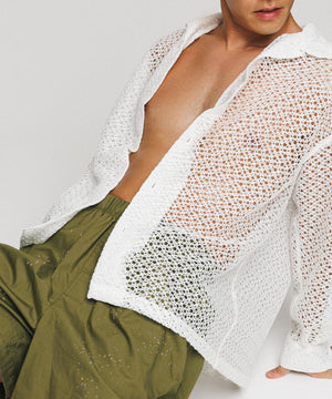 Summer White Lace Shirt