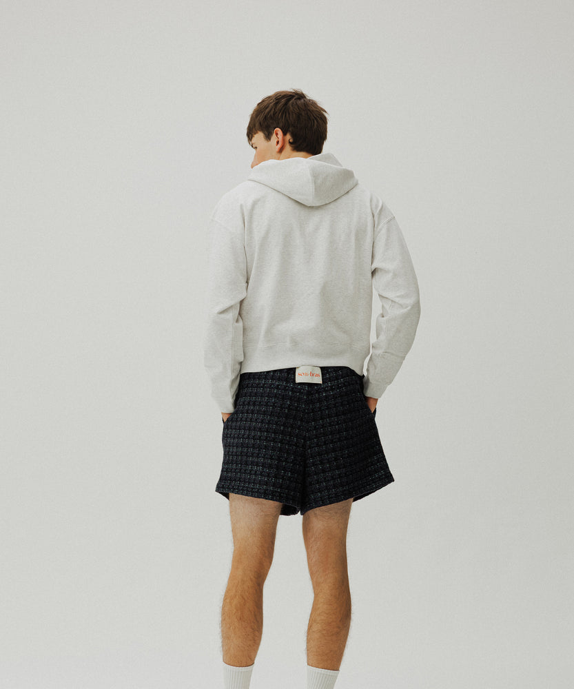 Glitter Tape Wool Tweeded Shorts | Palm Lagoon