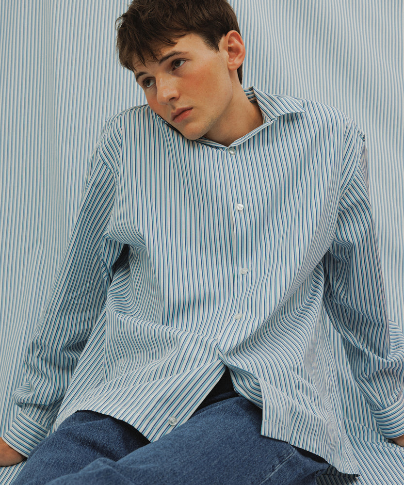 Cappadocia Sky Stripe Long Sleeve Shirt