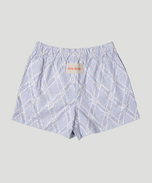 Jacquard Striped Shorts - Mykonos