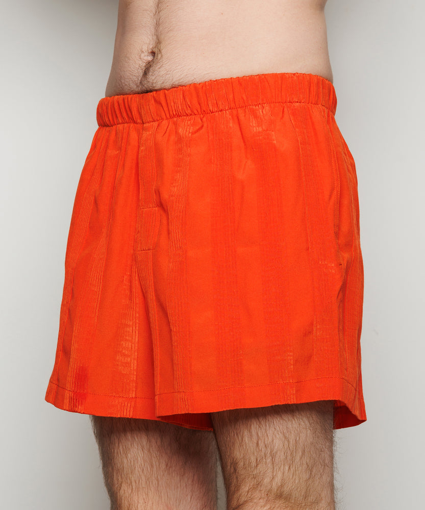 Jacquard Tack Shorts | Red Orange