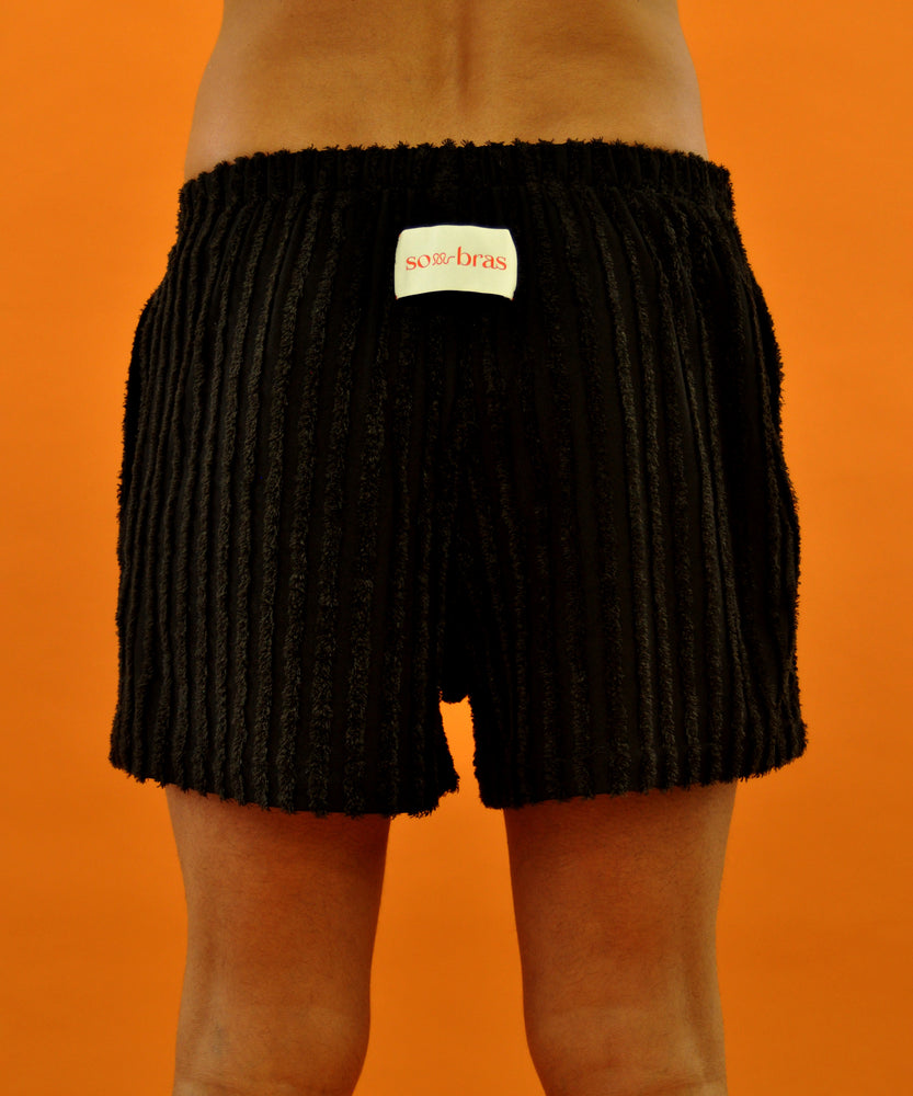 
            
                Load image into Gallery viewer, Fringe Towel Shorts - ONYX
            
        