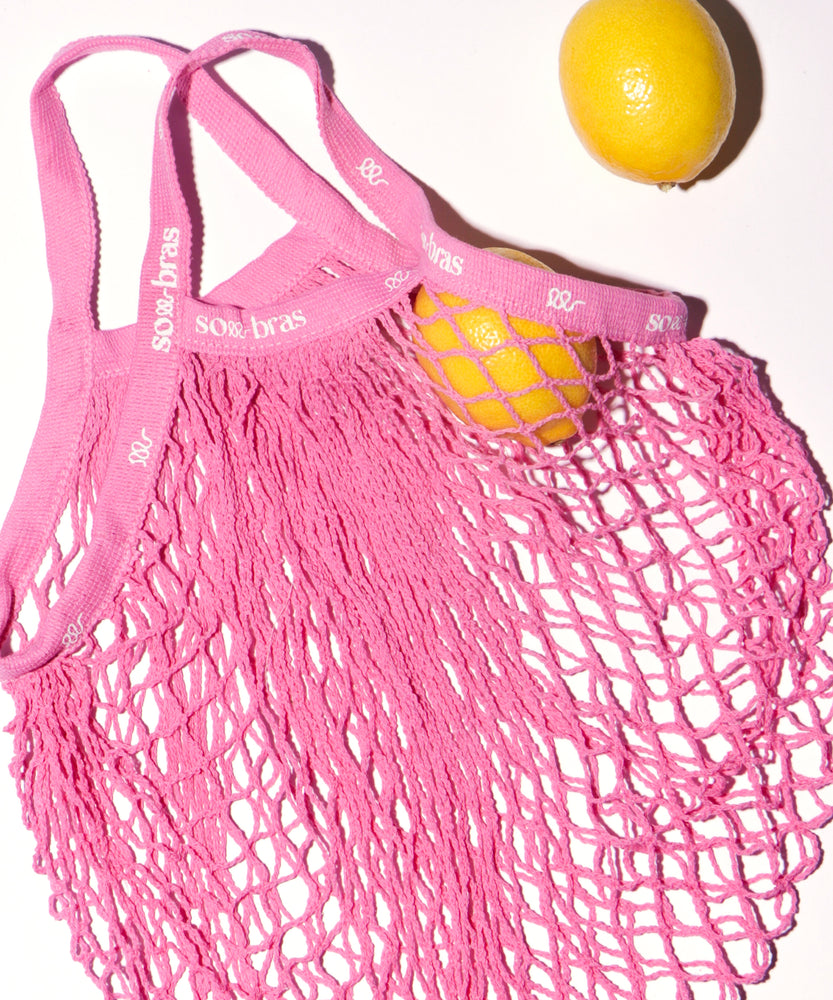 Fisherman’s Net Bag – Peach