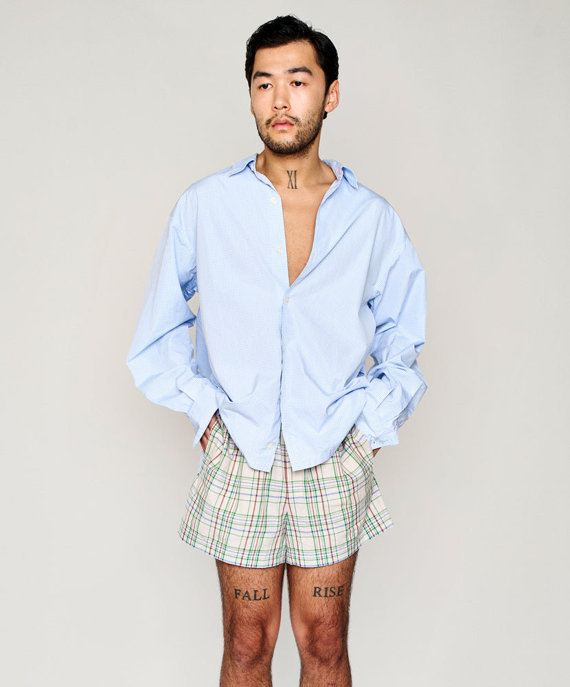 
            
                Load image into Gallery viewer, Cotton Boxer Shorts - Ostuni Check
            
        
