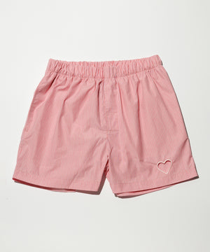 One Point Heart Lace Shorts - Tomate Vivo