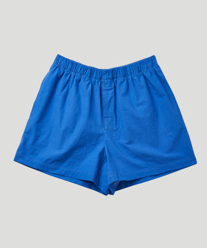 Organic Cotton Boxer Shorts - Santorini blue