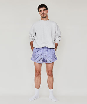
            
                Load image into Gallery viewer, Boxer Lace Shorts - Icy lavender
            
        