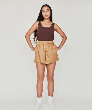 
            
                Load image into Gallery viewer, Silk Cotton Boxer Shorts - Tamarinde
            
        